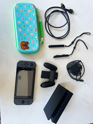 Nintendo switch black handheld - black,