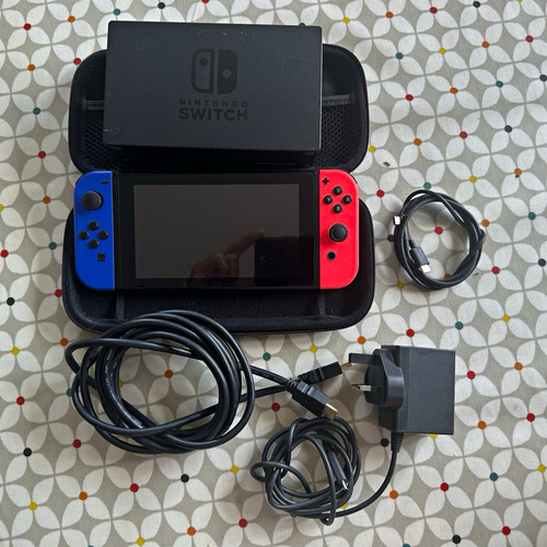 Nintendo switch console neon - nintendo,