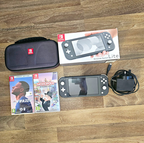 Nintendo switch lite grey - nintendo, w/
