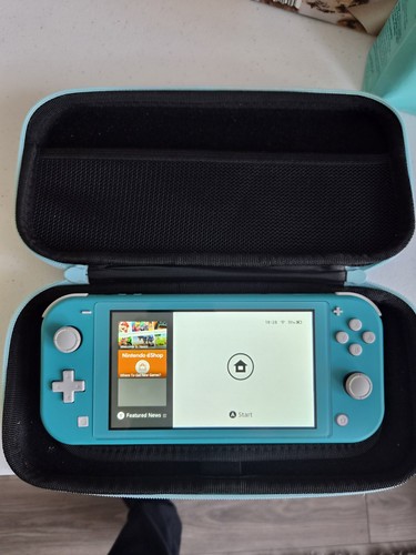 Nintendo switch lite blue with - nintendo,