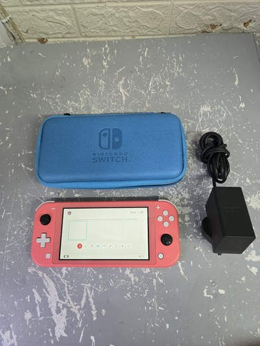 Nintendo switch lite pink - switch, with