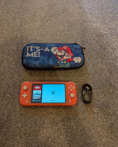 Coral pink nintendo switch - pink,
