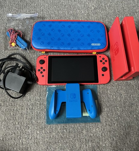 Red nintendo switch - switch, mario