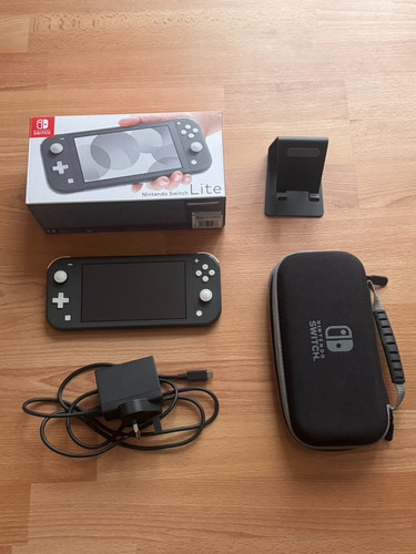 Grey nintendo switch lite with - switch,