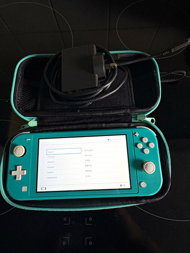 Nintendo switch lite turquoise - nintendo,