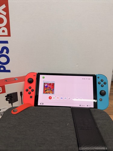 Nintendo switch oled 64gb neon - nintendo,
