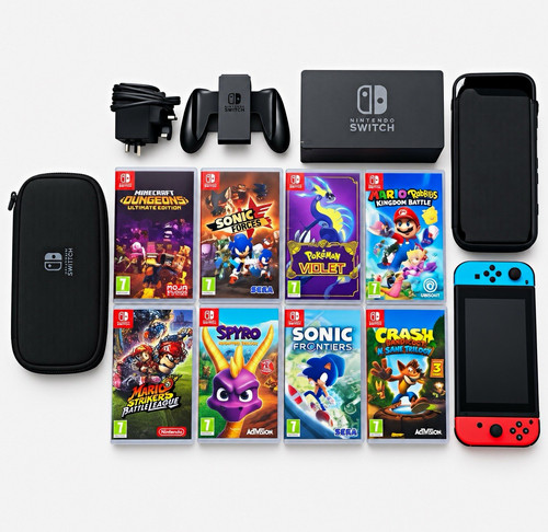 Nintendo switch console bundle - console,