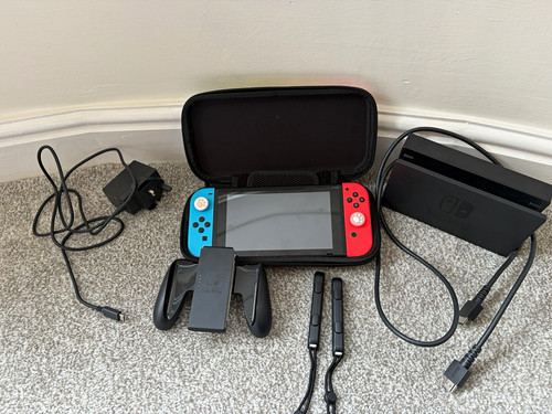 Nintendo switch console neon - nintendo,
