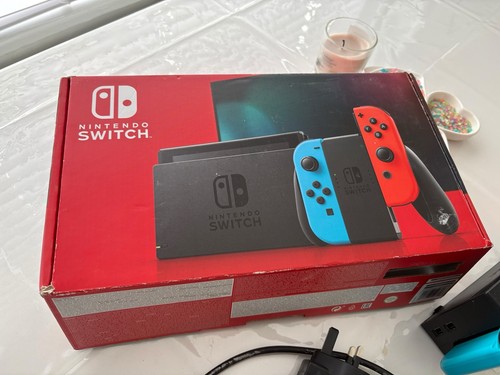 Nintendo switch with box - nintendo,
