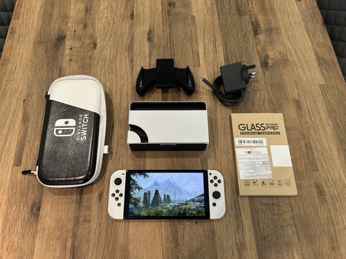 Nintendo switch oled - switch, white